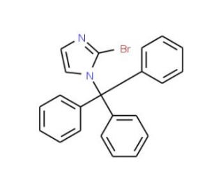 2-Bromo-1-trityl-1H-imidazole (CAS 67478-47-1) - chemical structure image