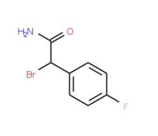 2-bromo-2-(4-fluorophenyl)acetamide - chemical structure image