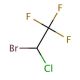 2-Bromo-2-chloro-1,1,1-trifluoroethane (CAS 151-67-7) - chemical structure image