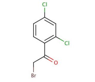 2-Bromo-2&prime;,4&prime;-dichloroacetophenone (CAS 2631-72-3) - chemical structure image
