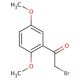 2-Bromo-2′,5′-dimethoxyacetophenone (CAS 1204-21-3) - chemical structure image