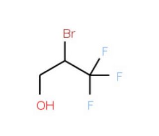 2-Bromo-3,3,3-trifluoropropan-1-ol (CAS 311-86-4) - chemical structure image
