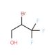 2-Bromo-3,3,3-trifluoropropan-1-ol (CAS 311-86-4) - chemical structure image