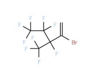 2-Bromo-3,4,4,5,5,5-hexafluoro-3-(trifluoromethyl)pent-1-ene (CAS 234096-31-2) - chemical structure image