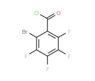 2-bromo-3,4,5,6-tetrafluorobenzoyl chloride (CAS 151096-42-3) - chemical structure image