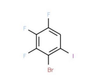 2-Bromo-3,4,5-trifluoroiodobenzene - chemical structure image