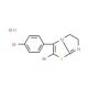 2-Bromo-3-(4-bromophenyl)-5,6-dihydroimidazo-[2,1-b][1,3]thiazole hydrobromide - chemical structure image