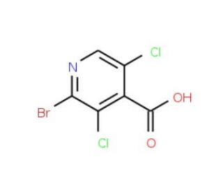 2-Bromo-3,5-dichloroisonicotinic acid (CAS 343781-56-6) - chemical structure image