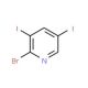 2-Bromo-3,5-diiodopyridine (CAS 885952-14-7) - chemical structure image