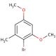 2-Bromo-3,5-dimethoxytoluene (CAS 13321-73-8) - chemical structure image