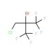 2-Bromo-3-chloro-2-(trifluoromethyl)-1,1,1-trifluoropropane (CAS 883498-84-8) - chemical structure image