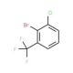 2-Bromo-3-chlorobenzotrifluoride (CAS 384-16-7) - chemical structure image