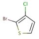 2-Bromo-3-chlorothiophene (CAS 77893-68-6) - chemical structure image
