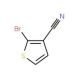 2-Bromo-3-cyanothiophene (CAS 56182-43-5) - chemical structure image