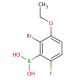 2-Bromo-3-ethoxy-6-fluorophenylboronic acid (CAS 849052-19-3) - chemical structure image