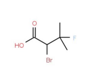 2-Bromo-3-fluoro-3-methylbutyric acid - chemical structure image