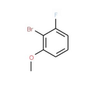 2-Bromo-3-fluoroanisole (CAS 446-59-3) - chemical structure image