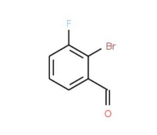 2-Bromo-3-fluorobenzaldehyde (CAS 891180-59-9) - chemical structure image