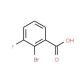 2-Bromo-3-fluorobenzoic acid (CAS 132715-69-6) - chemical structure image