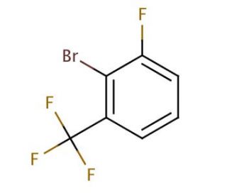 2-Bromo-3-fluorobenzotrifluoride (CAS 104540-42-3) - chemical structure image
