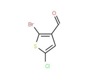2-Bromo-3-formyl-5-chloro-thiophene (CAS 1014644-76-8) - chemical structure image