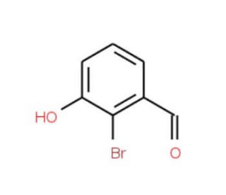 2-Bromo-3-hydroxybenzaldehyde (CAS 196081-71-7) - chemical structure image