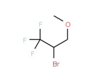 2-Bromo-3-methoxy-1,1,1-trifluoropropane - chemical structure image