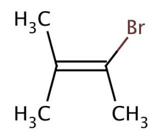 2-Bromo-3-methyl-2-butene (CAS 3017-70-7) - chemical structure image