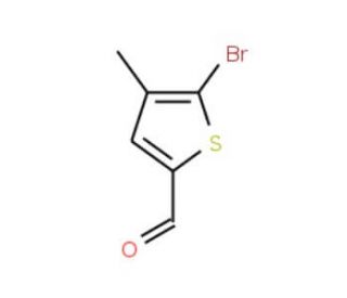2-Bromo-3-methyl-5-formylthiophene (CAS 189331-47-3) - chemical structure image