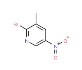 2-Bromo-3-methyl-5-nitropyridine (CAS 23132-21-0) - chemical structure image