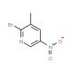 2-Bromo-3-methyl-5-nitropyridine (CAS 23132-21-0) - chemical structure image