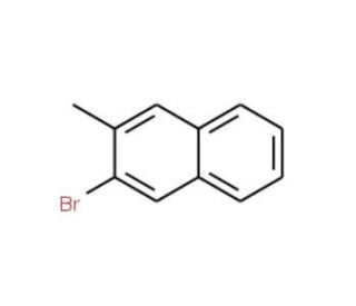 2-Bromo-3-methylnaphthalene (CAS 939-15-1) - chemical structure image