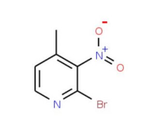 2-bromo-3-nitro-4-picoline (CAS 23056-45-3) - chemical structure image