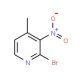 2-bromo-3-nitro-4-picoline (CAS 23056-45-3) - chemical structure image