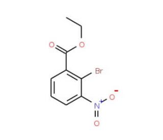 2-Bromo-3-nitro-benzoic acid ethyl ester (CAS 31706-23-7) - chemical structure image