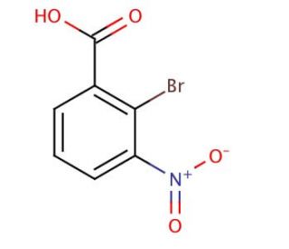 2-Bromo-3-nitrobenzoic acid (CAS 573-54-6) - chemical structure image