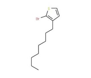 2-Bromo-3-octylthiophene (CAS 145543-83-5) - chemical structure image