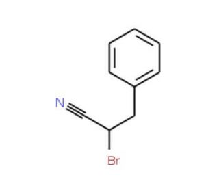 2-bromo-3-phenylpropanenitrile (CAS 62448-27-5) - chemical structure image