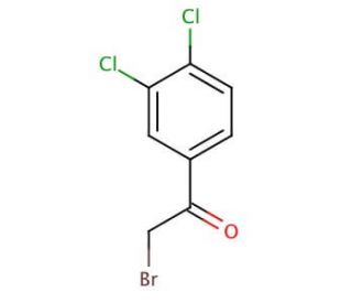 2-Bromo-3&prime;,4&prime;-dichloroacetophenone (CAS 2632-10-2) - chemical structure image