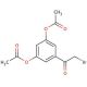 2-Bromo-3′,5′-diacetyloxyacetphenone (CAS 36763-39-0) - chemical structure image