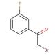 2-Bromo-3′-fluoroacetophenone (CAS 53631-18-8) - chemical structure image