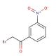 2-Bromo-3′-nitroacetophenone (CAS 2227-64-7) - chemical structure image