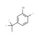 2-Bromo-4-(1,1-difluoroethyl)-1-fluorobenzene - chemical structure image
