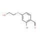 2-bromo-4-(2-hydroxyethoxy)benzaldehyde - chemical structure image