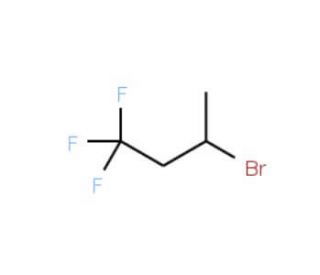 2-Bromo-4,4,4-trifluorobutane (CAS 406-47-3) - chemical structure image