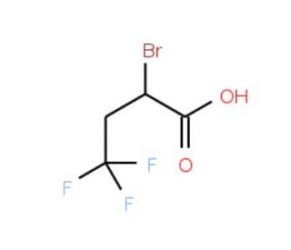 2-Bromo-4,4,4-trifluorobutanoic acid (CAS 882050-69-3) - chemical structure image