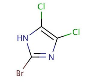 2-Bromo-4,5-dichloroimidazole (CAS 16076-27-0) - chemical structure image