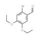 2-bromo-4,5-diethoxybenzaldehyde (CAS 91335-51-2) - chemical structure image