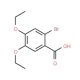 2-Bromo-4,5-diethoxybenzoic acid - chemical structure image
