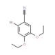 2-Bromo-4,5-diethoxybenzonitrile (CAS 445007-64-7) - chemical structure image